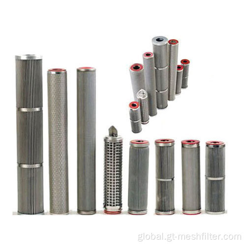 Non Pleated Air Filters SS Pleated Filter Cartridge Element Manufactory